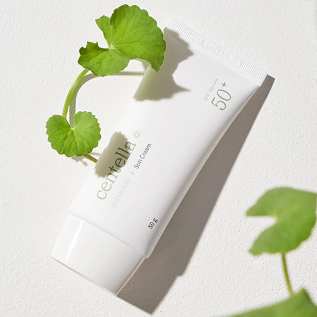 Bloqueador Centella Sun Cream SPF50+ PA de Mixsoon