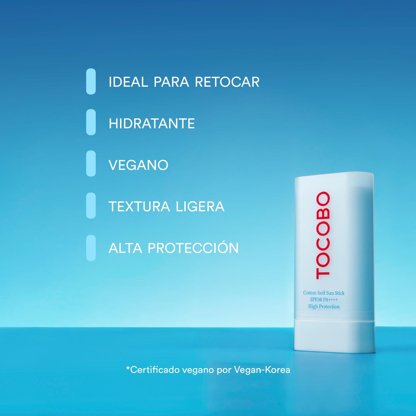 Tocobo Cotton Soft Sun Stick – Protector Solar SPF 50+ PA++++ en Barra