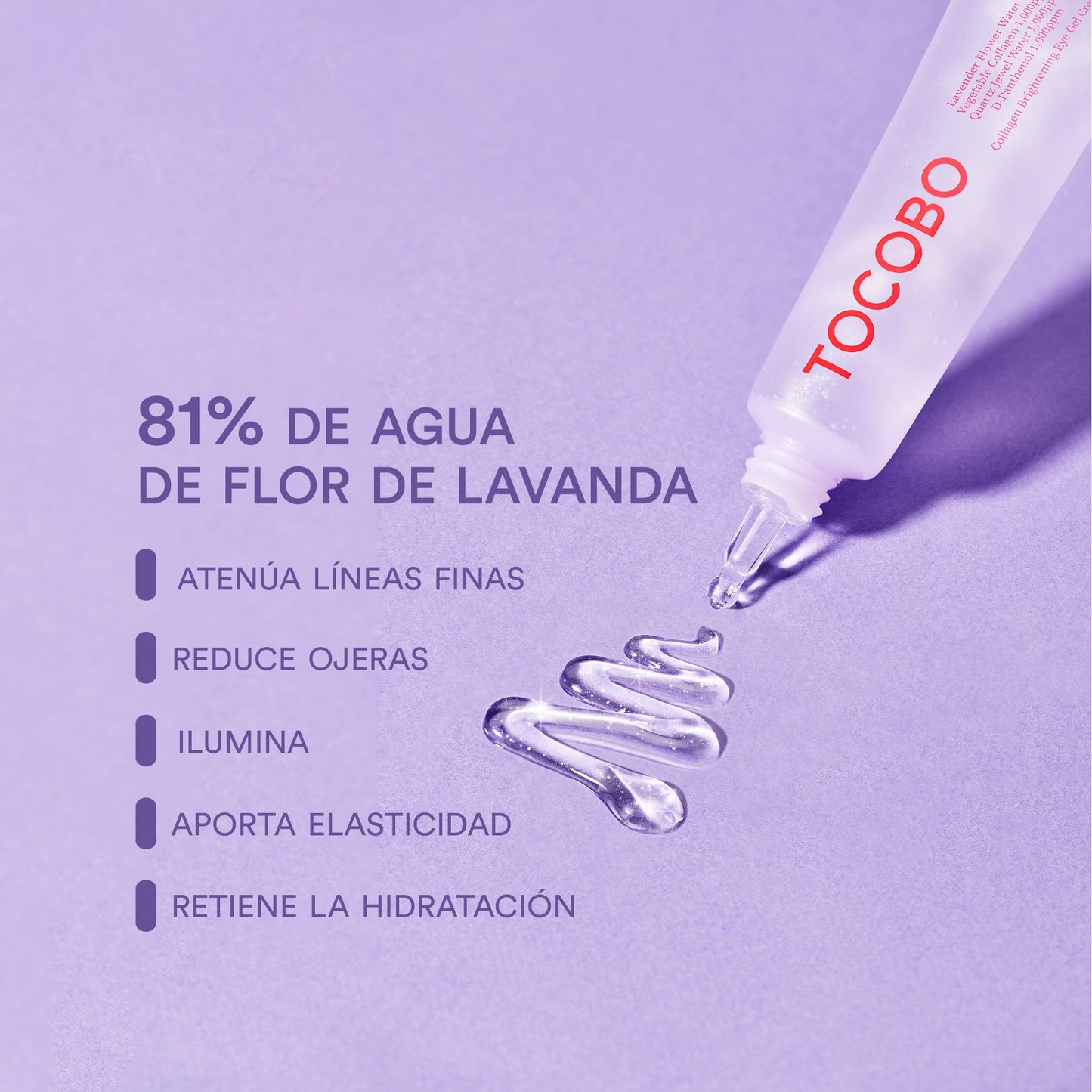 Tocobo Collagen Brightening Eye Cream – Contorno de Ojos Iluminador y Antiarrugas