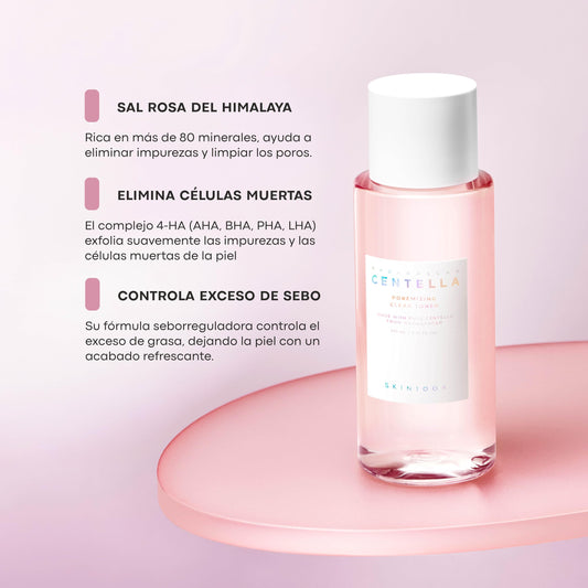 SKIN1004 Centella Poremizing Clear Toner – Tónico Exfoliante para Poros y Control de Grasa