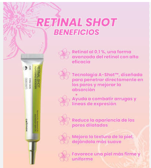 Celimax The Vita-A Retinal Shot – Sérum de Retinal para Manchas y Tono Parejo