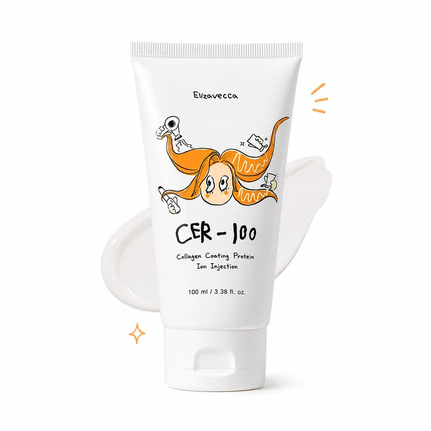 CER-100 Collagen Ceramide Coating Hair Protein Treatment de ELIZAVECCA/ Con enjuague