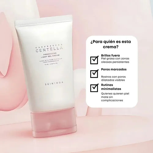 SKIN1004 Centella Poremizing Light Gel Cream – Gel Hidratante para Poros y Control de Grasa