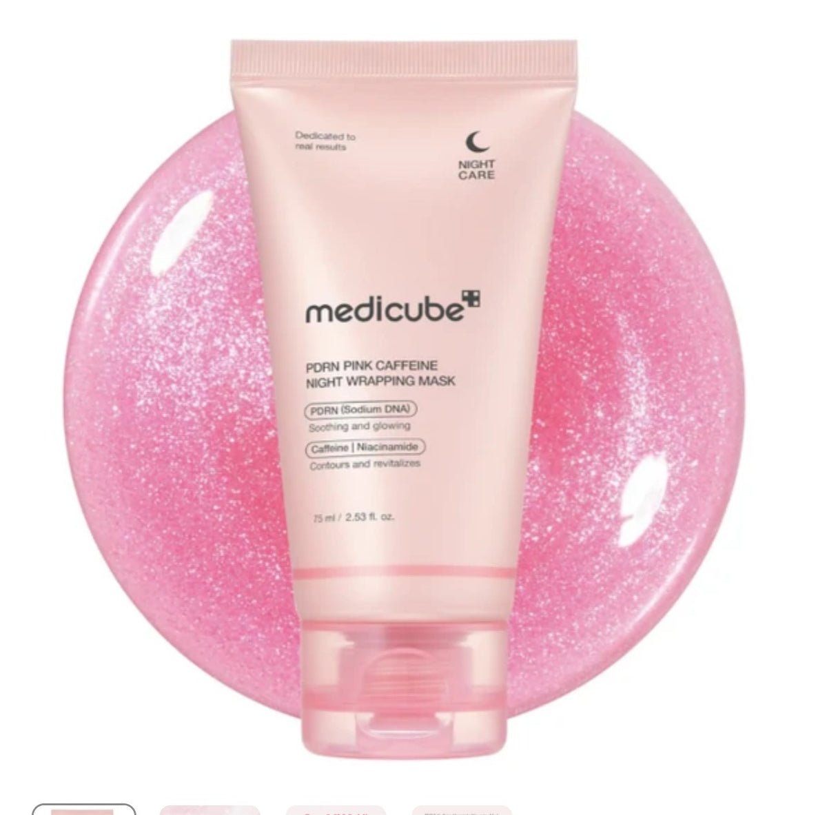 Mascarilla Medicube de Cafeína y PDRN