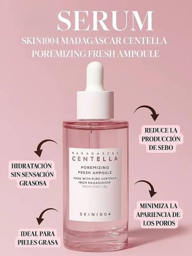 SKIN1004 Madagascar Centella Poremizing Fresh Ampoule – Sérum para Poros y Control de Grasa