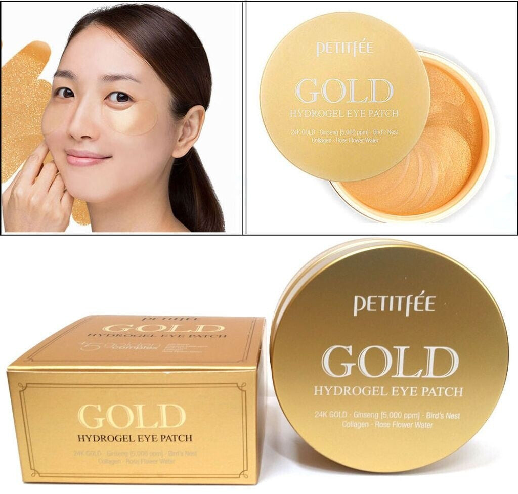 PETITFÉE Gold Hydrogel Eye Patch/ 60 pzas